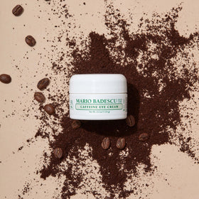 Mario Badescu jar beside makeup kit illustrating easy layering under makeup