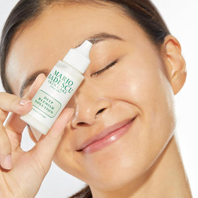 Mario Badescu applied on chest area showing safe body blemish treatment