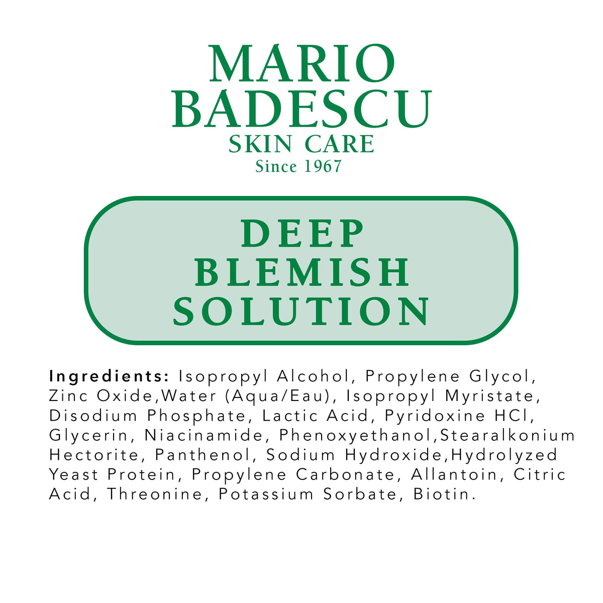 Mario Badescu bottle on nightstand illustrating overnight spot treatment routine