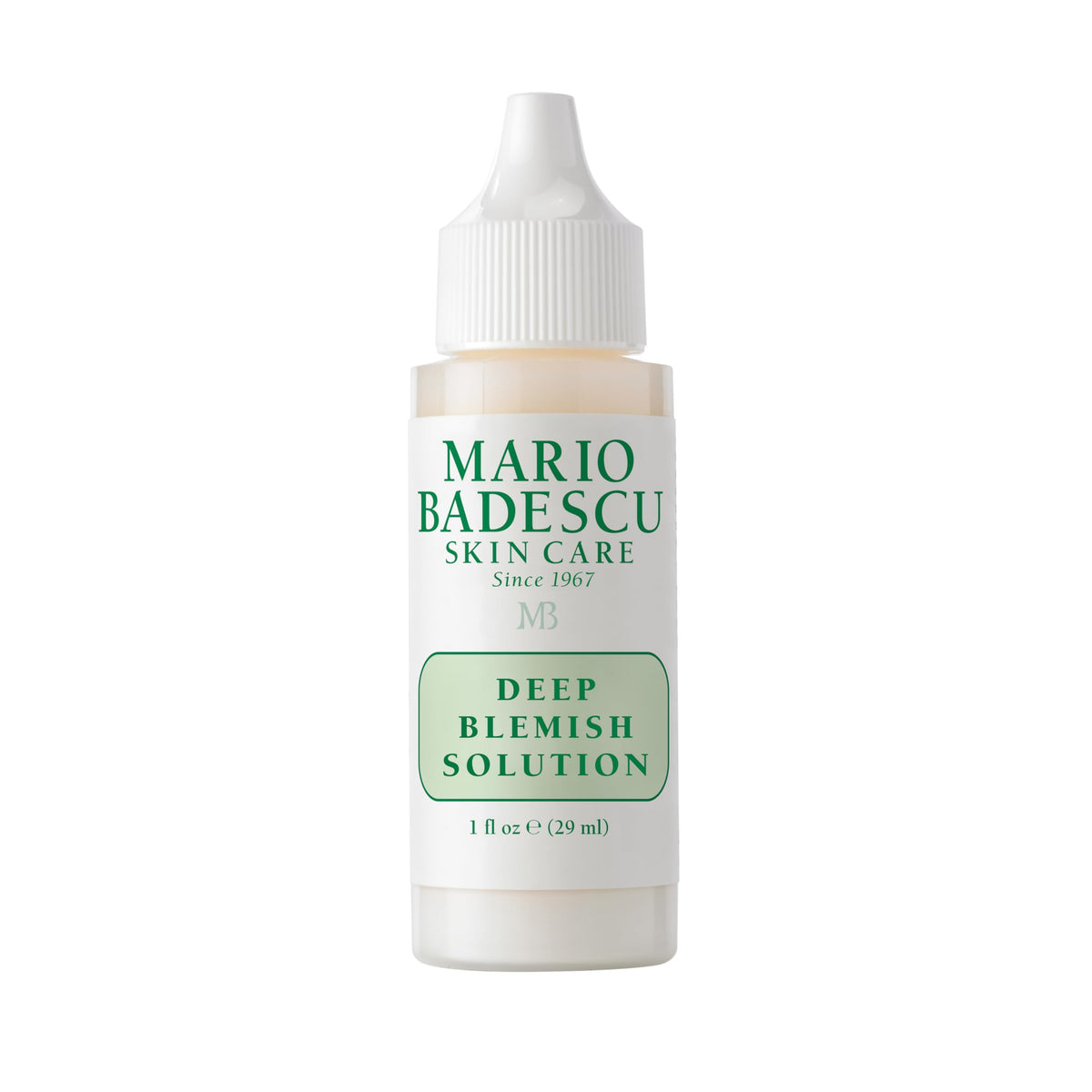 Mario Badescu front bottle shot showing clean label and targeted serum benefit