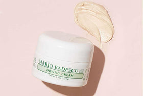 Mario Badescu drying cream ingredient list label shows sulfur and zinc oxide benefit