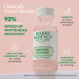 Mario Badescu open cap and applicator demonstrating precise spot application
