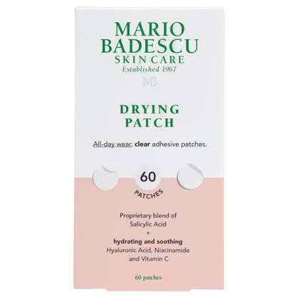 Mario Badescu front packaging showing clear patch benefits