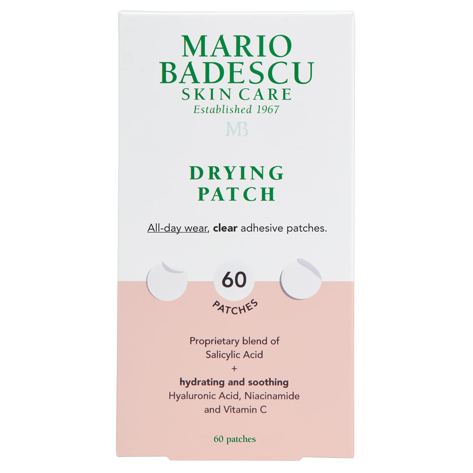 Mario Badescu front packaging showing clear patch benefits
