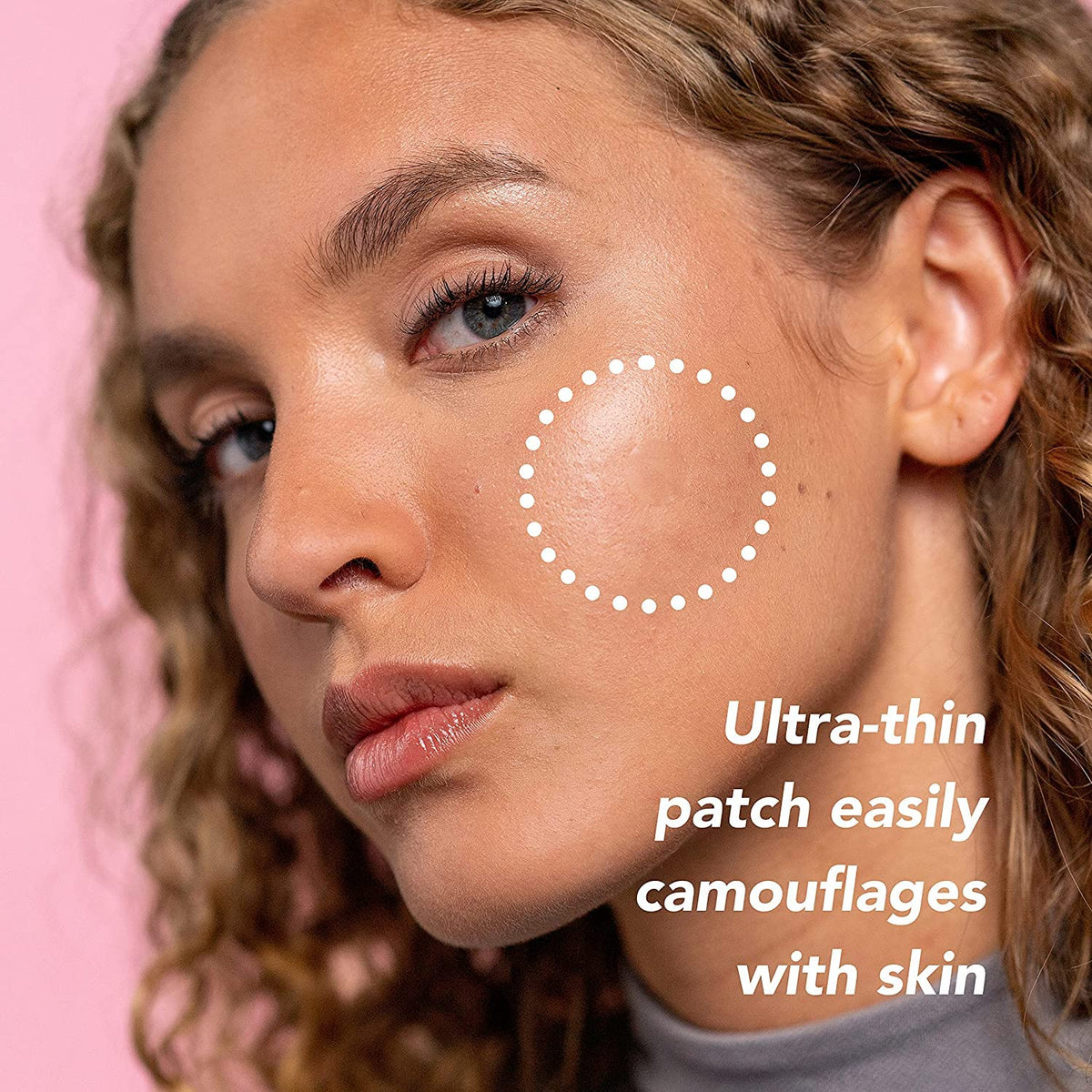 Mario Badescu sheet of clear drying patches showing easy dispensing