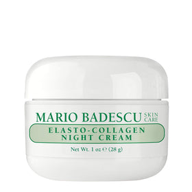 Mario Badescu Elasto-Collagen front jar showing label and compact size for travel