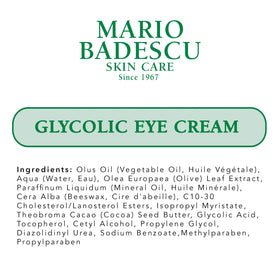 Mario Badescu before and after eye area showing smoother, hydrated skin