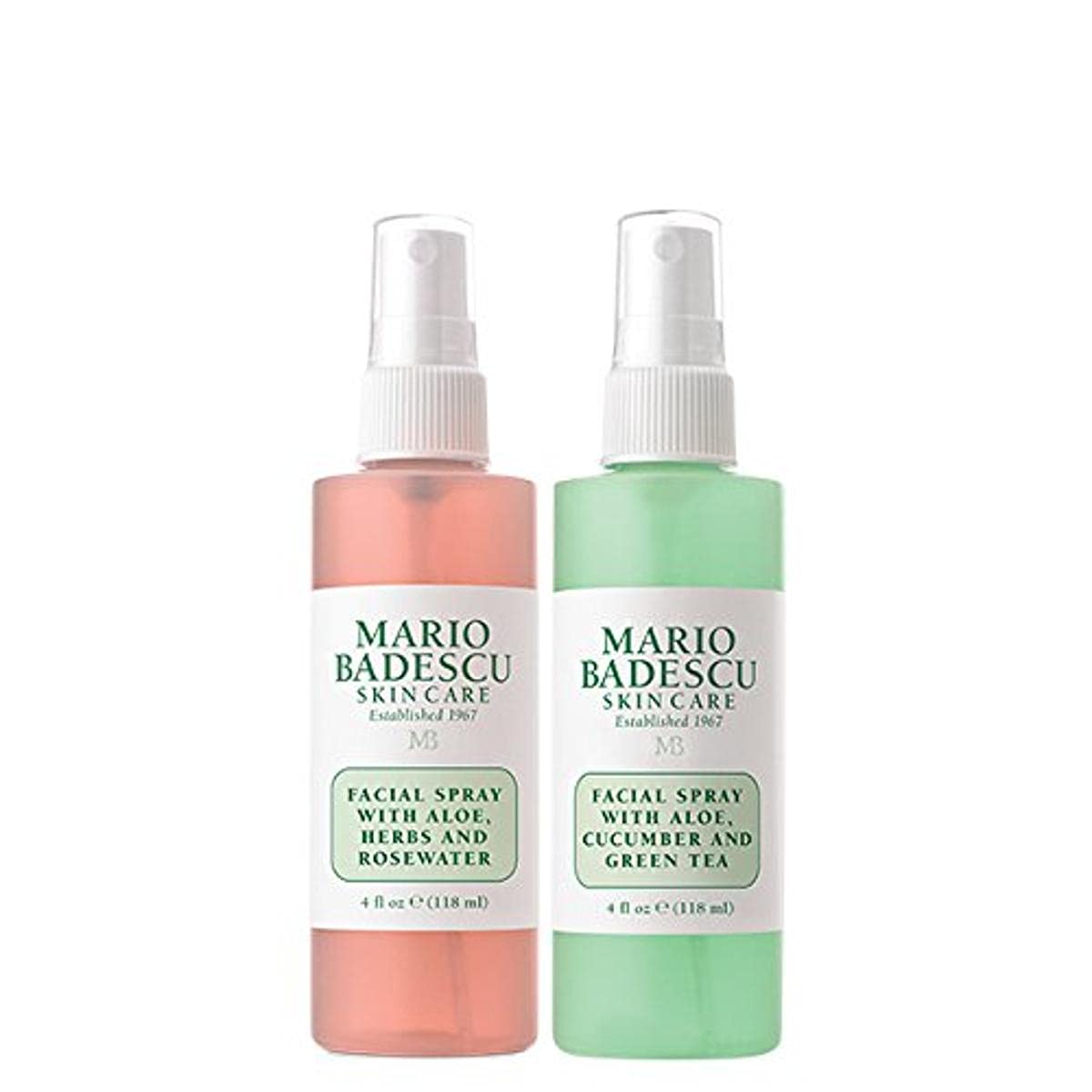 Mario Badescu duo bottles front view showing packaging and easy daily hydration
