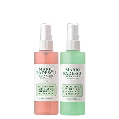 Mario Badescu duo bottles front view showing packaging and easy daily hydration