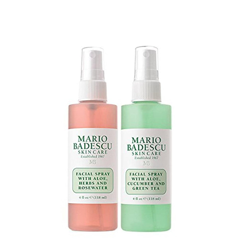 Mario Badescu duo bottles front view showing packaging and easy daily hydration
