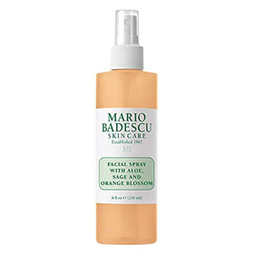 Mario Badescu front packaging showing full 8 fl oz bottle and label benefit