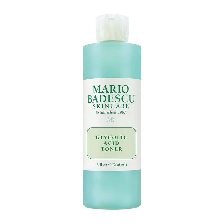 Mario Badescu front bottle showing product and easy application benefits