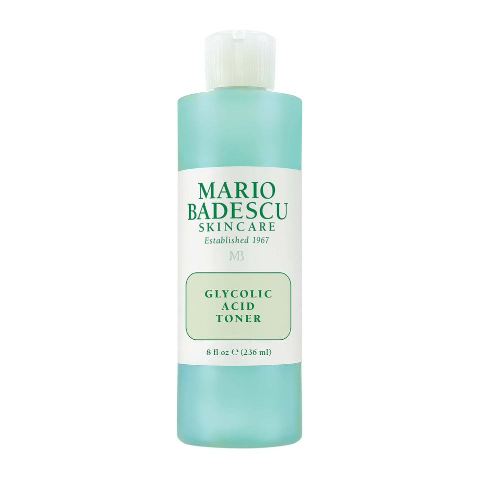 Mario Badescu front bottle showing product and easy application benefits