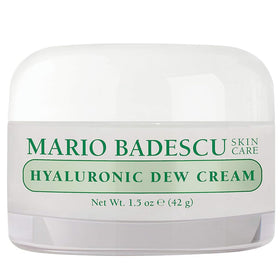Mario Badescu front jar showcasing sleek oil-free dewy cream for lightweight hydration