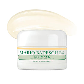 Mario Badescu jar front view showing coconut mango lip mask benefits