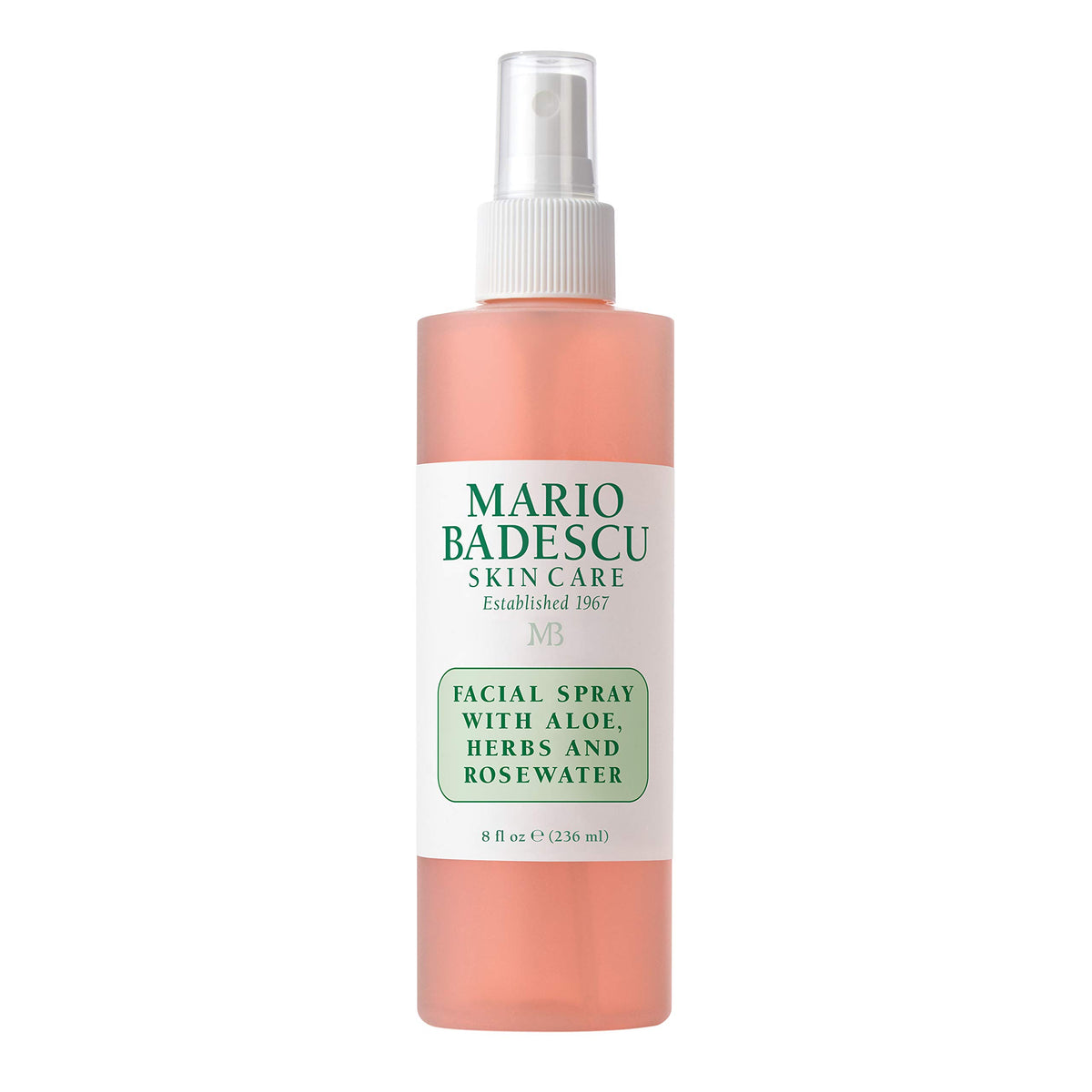 Mario Badescu front package showing bottle and label benefit quick hydration