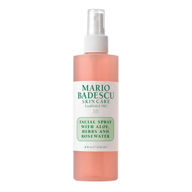 Mario Badescu front package showing bottle and label benefit quick hydration