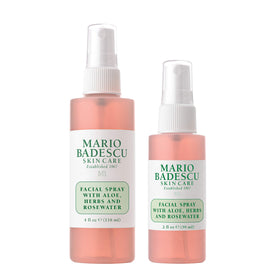 Mario Badescu front packaging showing bottle and label, quick hydration benefit