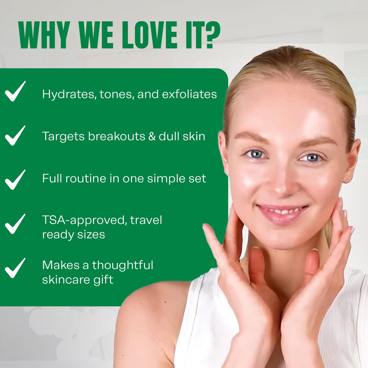 Mario Badescu glycolic toner bottle highlighting gentle exfoliation
