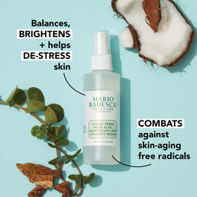 Mario Badescu bottle held in hand illustrating 4 fl oz scale advantage