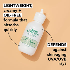 Mario Badescu ingredient label highlighting green tea and aloe calming benefits