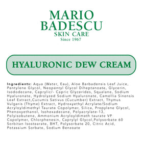 Mario Badescu thyme sprigs and squalane oil staged to show botanical clarity and smoothing benefits