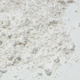 Mario Badescu minerals display kaolin and zinc to illustrate oil-absorbing action