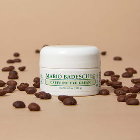 Mario Badescu jar with ruler for scale showing travel-friendly size
