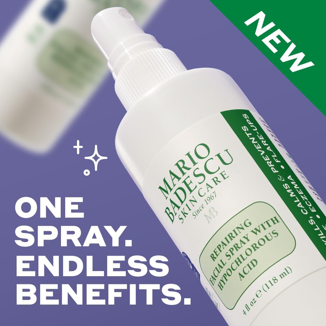 Mario Badescu label and 2 fl oz size information for quick reference