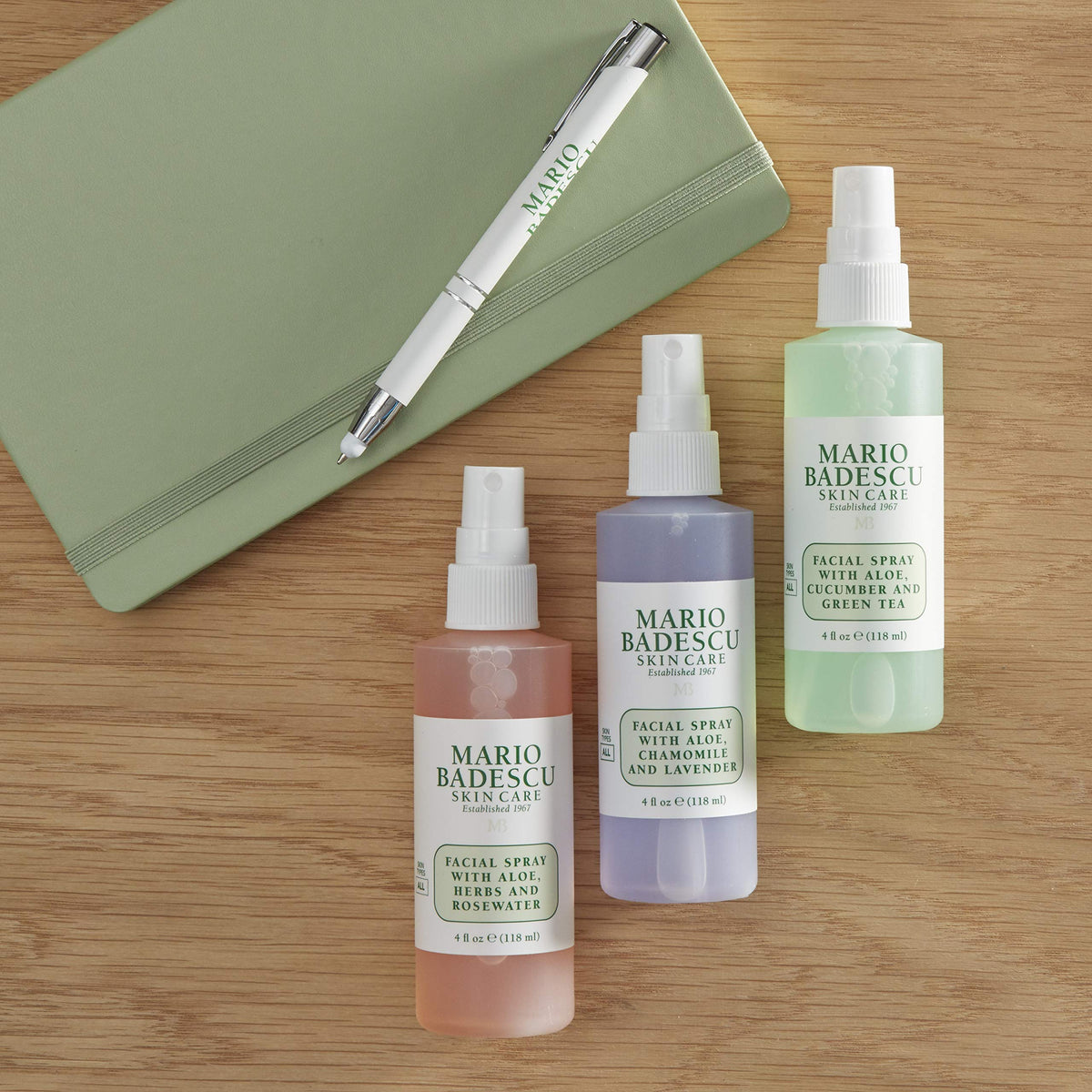 Mario Badescu label detail highlighting simple botanical ingredients