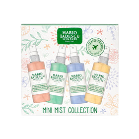 Mario Badescu sprays inside a toiletry bag ideal for travel and on-the-go hydration