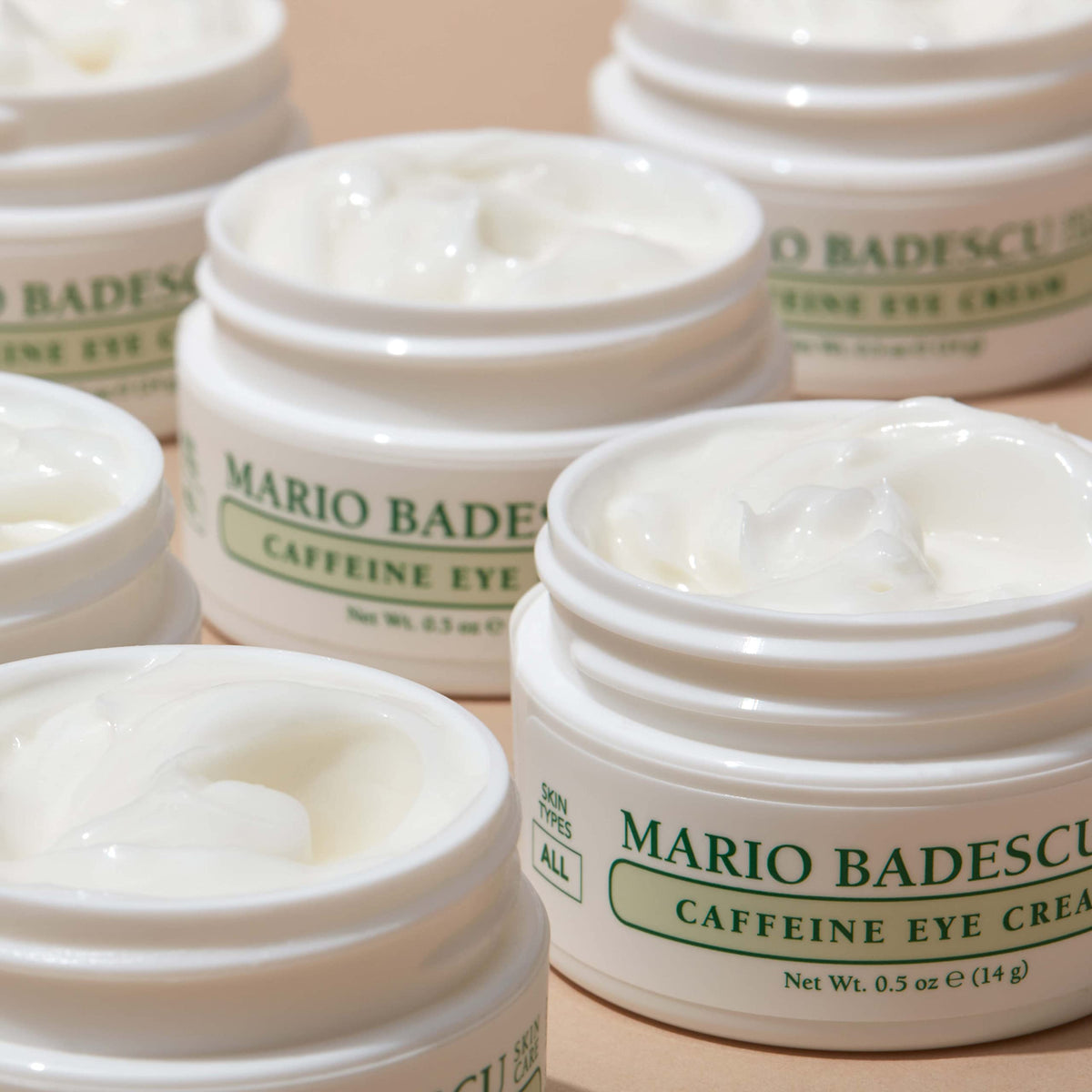 Mario Badescu jar on bathroom counter in lifestyle setting for routine-ready benefit