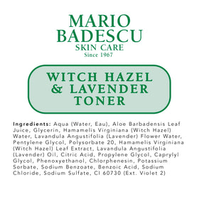 Mario Badescu toner on bathroom vanity suggesting daily routine