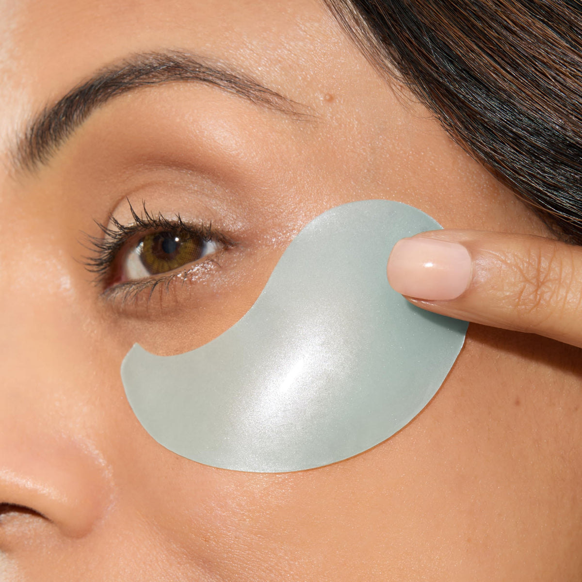 Mario Badescu patches in a calm spa scene for at-home self-care