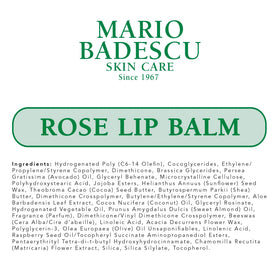 Mario Badescu ingredients label detail highlighting clean formula and reassuring transparency benefit