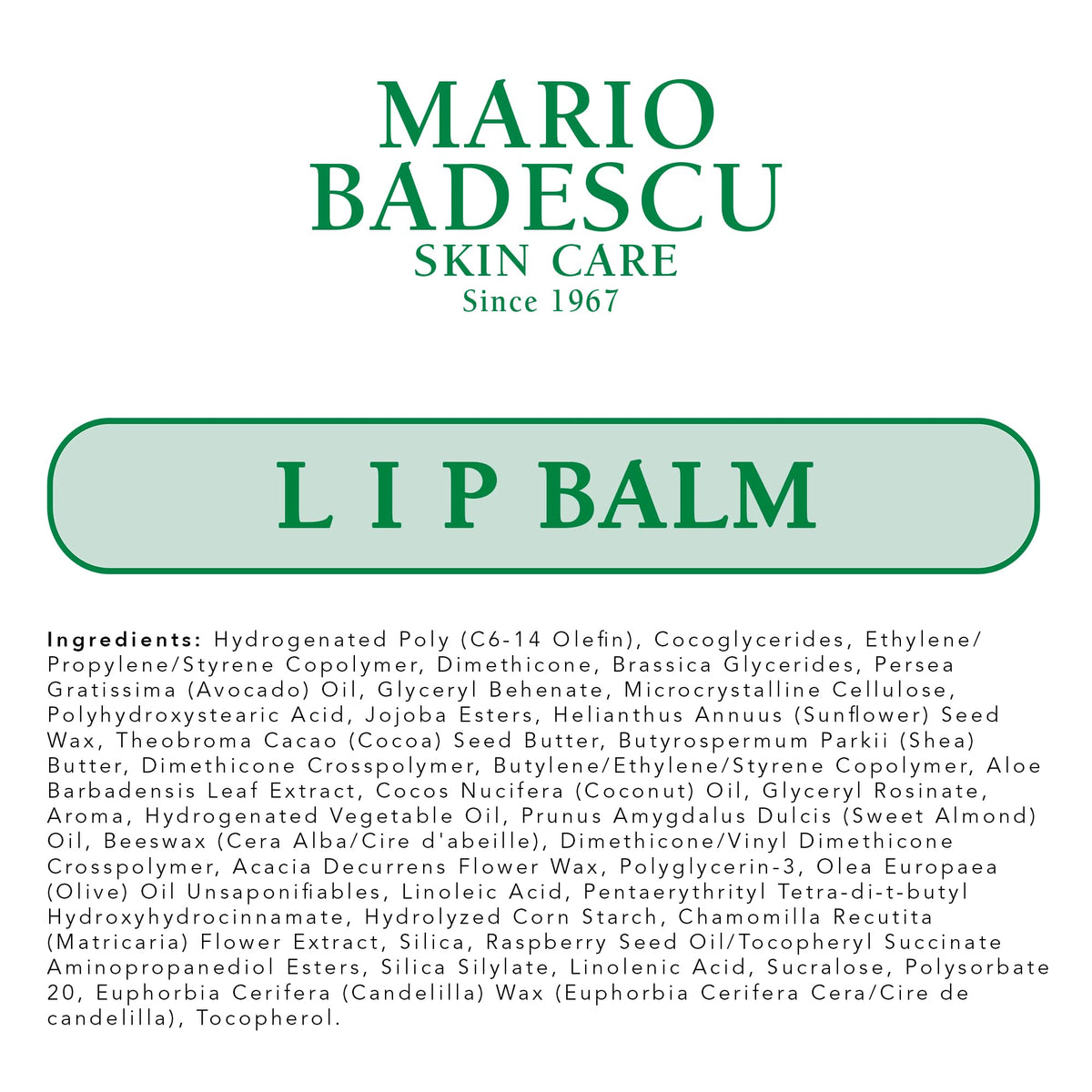Mario Badescu balm used outdoors indicating wind protection and on-the-go hydration benefit