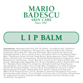 Mario Badescu balm used outdoors indicating wind protection and on-the-go hydration benefit