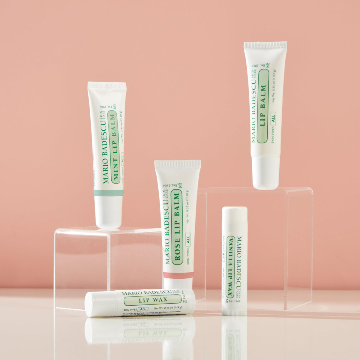 Mario Badescu Rose swatch on skin displaying gentle colorless sheen and soft scent benefit