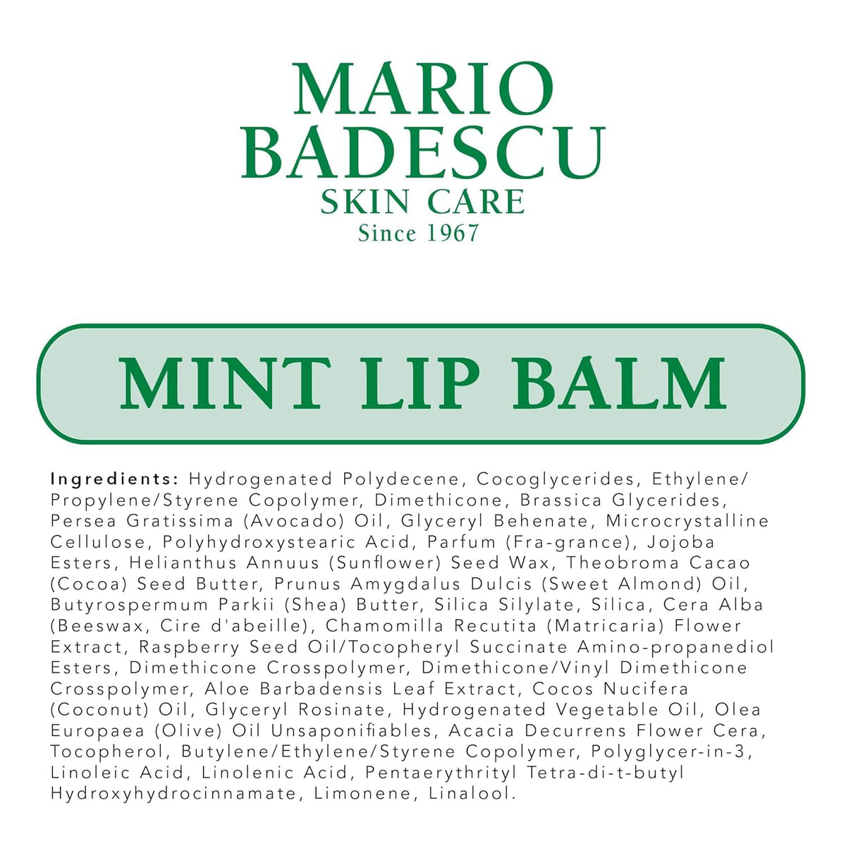 Mario Badescu balm applied under lipstick showing smooth makeup base benefit