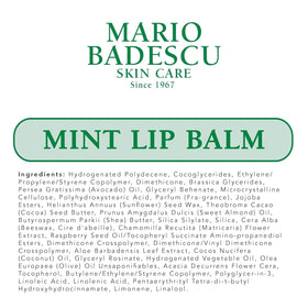 Mario Badescu balm applied under lipstick showing smooth makeup base benefit