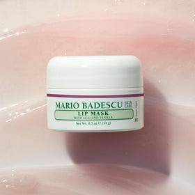 Mario Badescu swatch on hand showing sheen and immediate moisturized feel