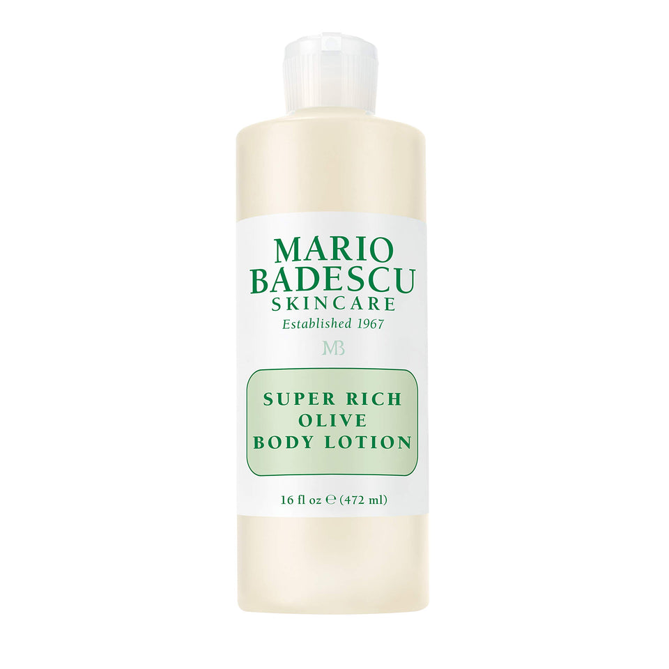 Mario Badescu front bottle showing product and branding, highlights generous 16 fl oz size