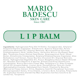 Mario Badescu product label close-up showing ingredient transparency and trust benefit