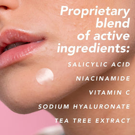 Mario Badescu patch under makeup showing discreet coverage benefit