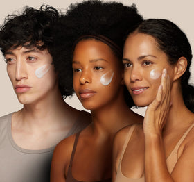 Mario Badescu patches applied to skin protecting and treating blemishes