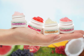 Mario Badescu Pomegranate & Guava jar with fruit visuals highlighting smoothing and nourishment