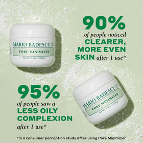 Mario Badescu powder close-up texture highlighting absorbent minerals for oil control