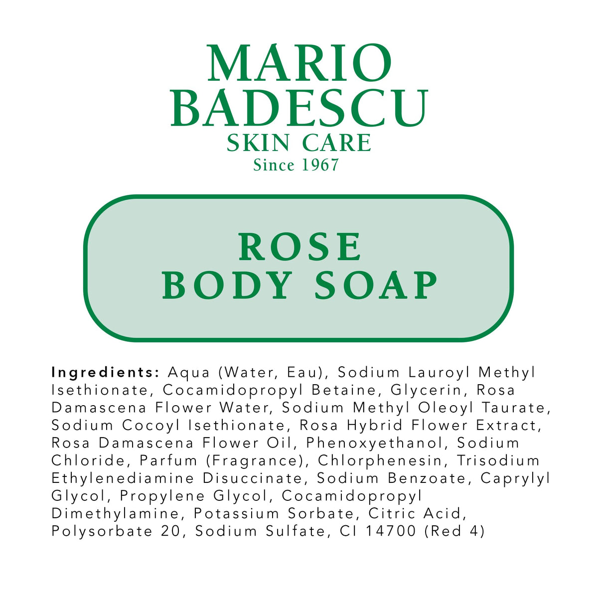 Mario Badescu body soap in shower setting creating a relaxing routine