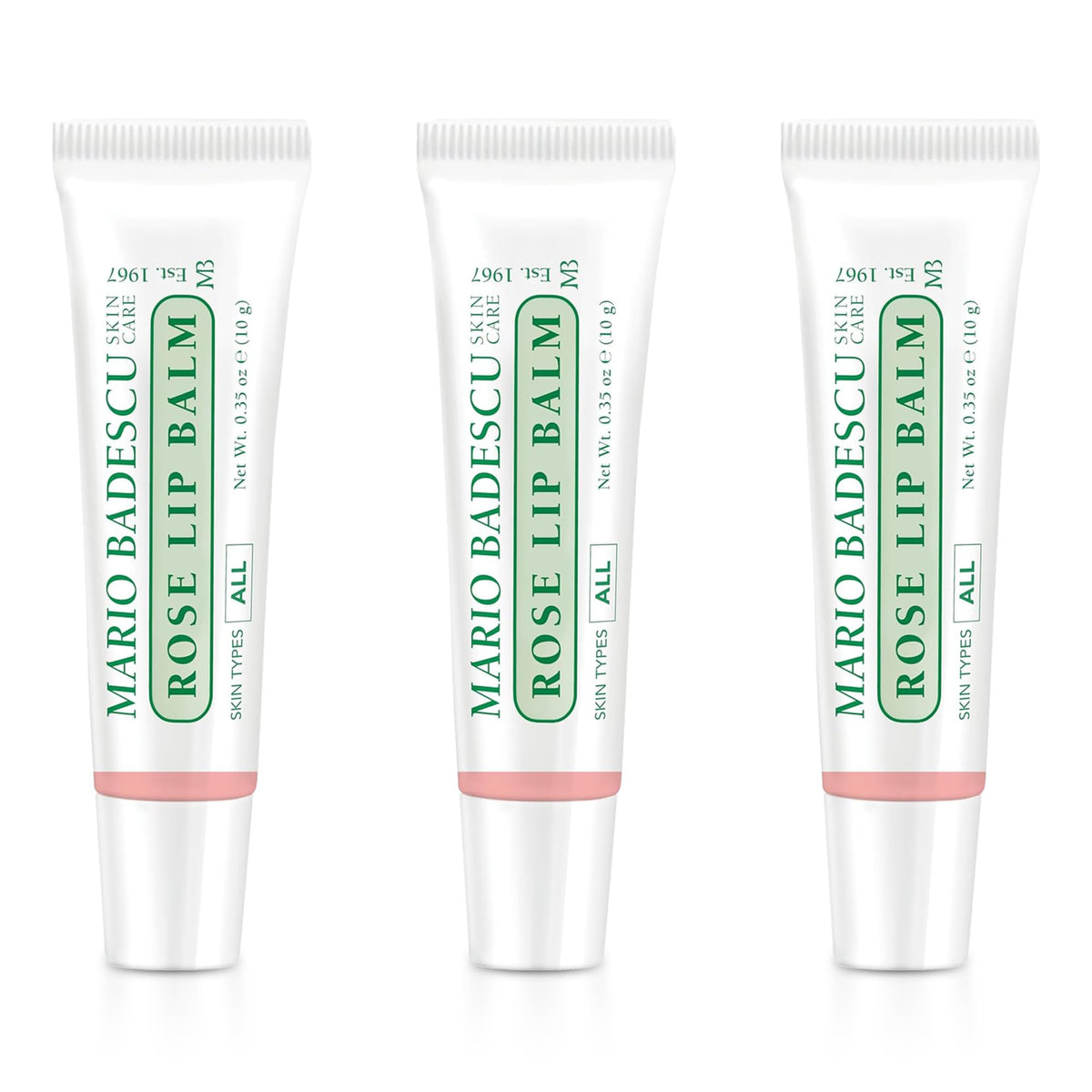 Mario Badescu front tube view showing compact travel-friendly design and quick hydration