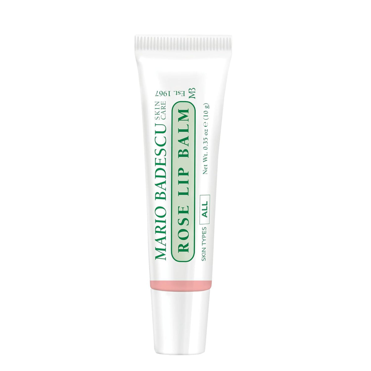 Mario Badescu open cap revealing balm texture for smooth, non-greasy application